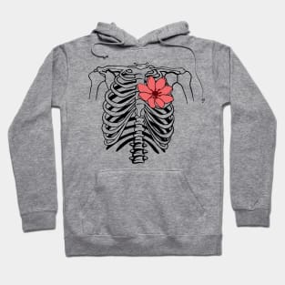 Skeleton flowers Hoodie